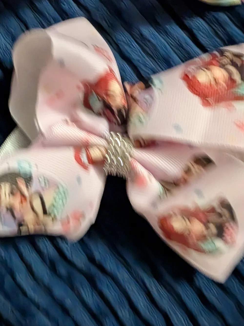 Set of 3 K-pop Demon Hunters Print Hair Bows